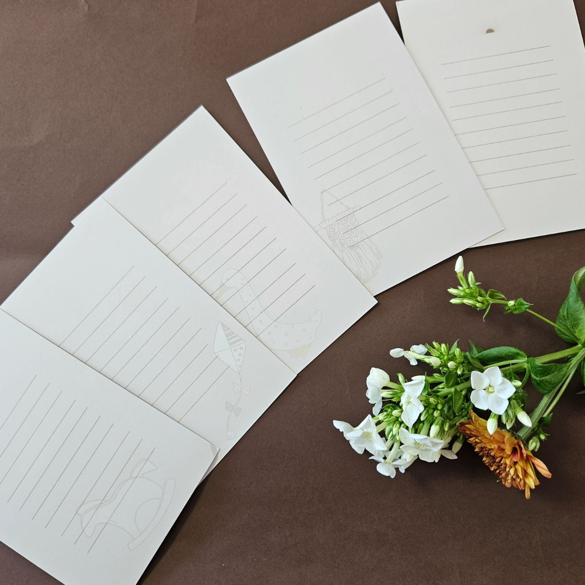 כרטיס ברכה נלווה לספר השנה הראשונה שלי